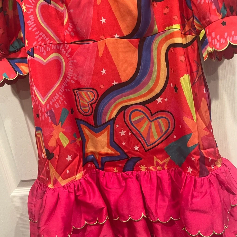 Alden Adair Colorful Heart and Star Dress - Picture 7 of 10